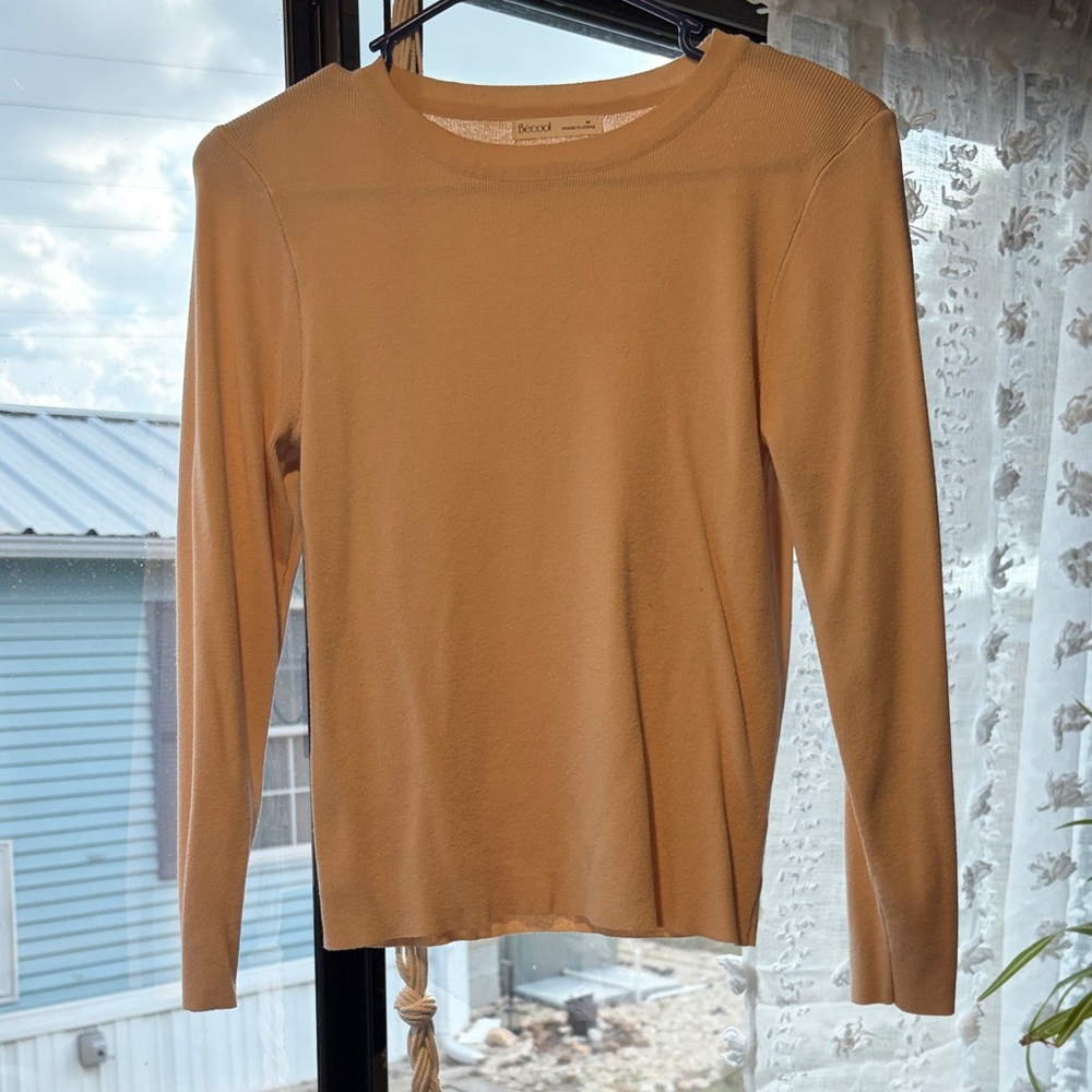 Gucci Beige Long Sleeve Top